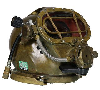 Miller Diving Model 400 Bronze Diving Helmet