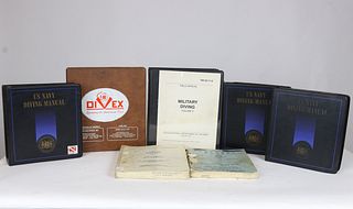 Six US Military Dive Manuals & Commercial Catalog