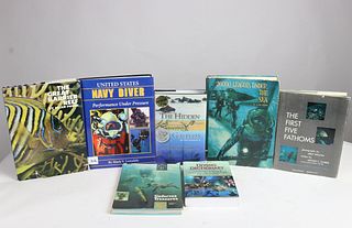Diving History, Treasure, Military Book Grouping