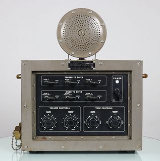 1943 Diving Amplifier w/ USN Inspection Stamp New Old Stock