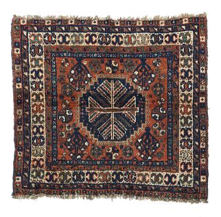 Antique Shiraz Rug, 2’9” x 3’1”
