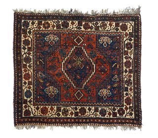 Vintage Shiraz Rug, 3’2” x 3’8”