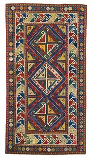 Antique Kazak Rug, 3’6” x 6’6”