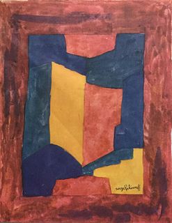 Serge Poliakoff - Untitled Composition
