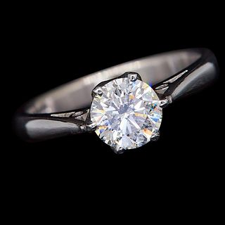 IMPORTANT DIAMOND SOLITAIRE RING 