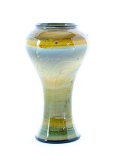 Quezal Innovation Agate Art Glass Vase