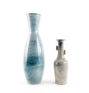 Two Japanese Studio Pottery Vases