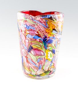Murano AVEM Art Glass Vase