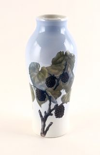 Royal Copenhagen Blackberry vase