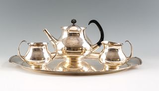 Mappin & Webb Silver Plate Tea Set - Eric Clements