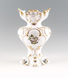 Herend Hungary Porcelain Vase: Rothschild Bird