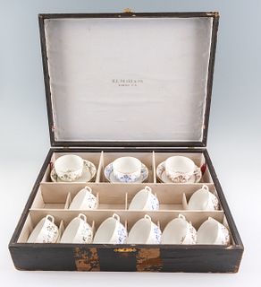 24 Pieces - Limoges Tea Cups and Saucers