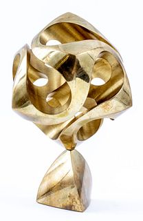 Charles Owen Perry "Cassini" Brass Sculpture
