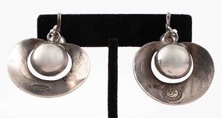 William Spratling Taxco Silver Drop Earrings