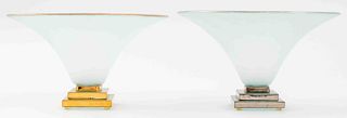 Annieglass Studio Art Glass Decorative Bowls, Pr