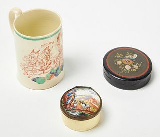Aurora Mug and Two Early Boxes