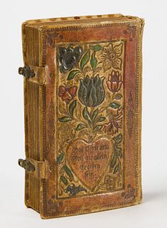 Book-Fraktur Marburger 1766 Hn. D Martin Luthers