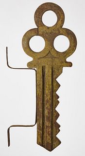 Carved Wood Key Trade Sign