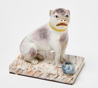 Early Pearlware Pug Pen Stand