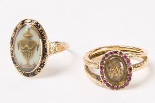 Two Early Mourning Rings