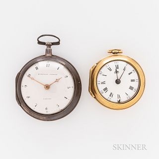 Two 18th Century Pair-case Watches