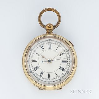 Gold-wash Silver Open-face "Doctor's" Watch