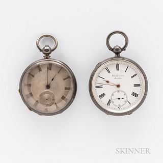 Two Key-wind Open-face Watches