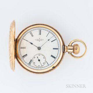 Elgin Watch Co. 14kt Gold Hunting-case Watch