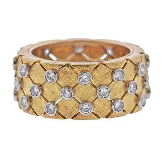 Tobias 18K Gold Diamond Band Ring