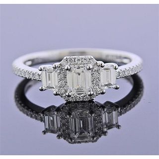 14k Gold Diamond Engagement Ring