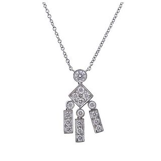 Tiffany &amp; Co Legacy Platinum Diamond Pendant Necklace