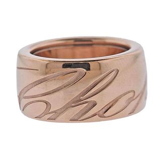 Chopard Chopardissimo 18k Rose Gold Band Ring