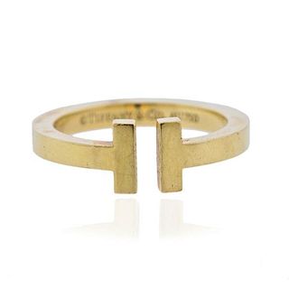 Tiffany &amp; Co T Wire 18K Gold Ring