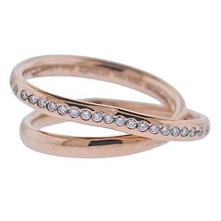 Hermes Vertige Coeur 18k Gold Diamond Ring