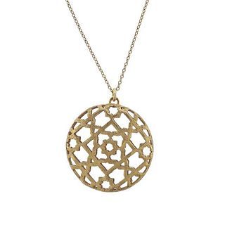 Tiffany &amp; Co Paloma Marrakesh 18k Gold Pendant Necklace