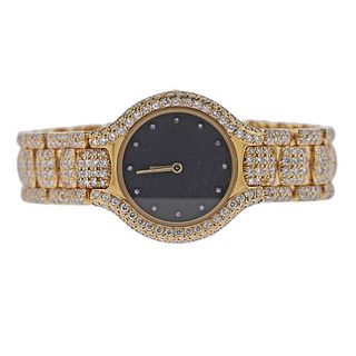 Ebel Beluga 18k Gold All Diamond Watch 3297