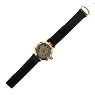 Cartier Pasha 18k Gold Automatic Watch 1035