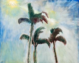 Frederick S. Wight (American, 1902-1986), Three Palms
