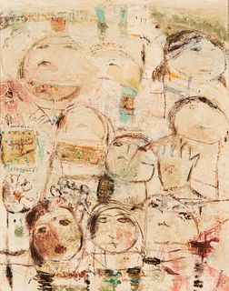 Fateh Moudarres (Syrian, 1922-1999), Untitled