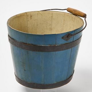 Fine Shaker Bucket in Original Blue Paint