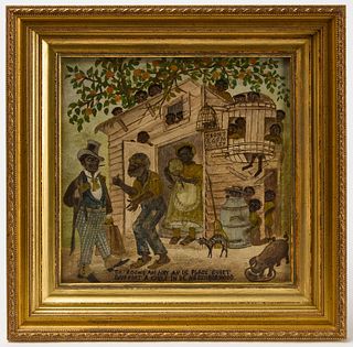 Afro-American Theme Painting