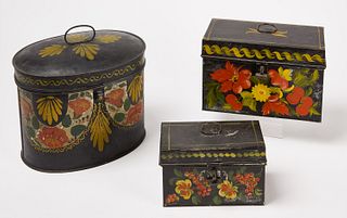Painted Tin Boxes