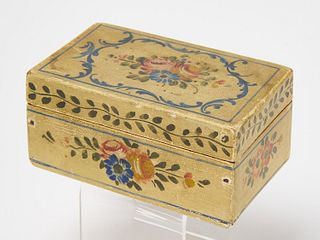 Fine Miniature Painted Box