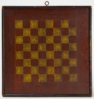 Wood Painted Checker Board