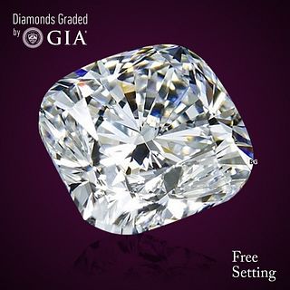 4.71 ct, G/VS2, Cushion cut GIA Graded Diamond. Appraised Value: $291,400 