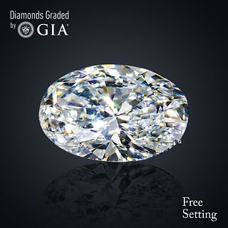 4.02 ct, D/VVS1, Oval cut GIA Graded Diamond. Appraised Value: $477,300 