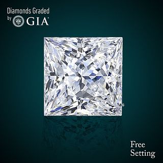 2.01 ct, H/VVS2, Princess cut GIA Graded Diamond. Appraised Value: $61,000 