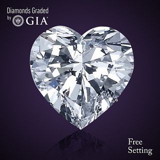 3.01 ct, E/VS2, Heart cut GIA Graded Diamond. Appraised Value: $165,900 