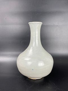 A Korean Pale Celadon Vase
