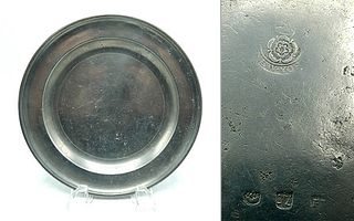 Pewter Plate by Frederic Bassett